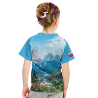 Slovenia Kid T Shirt Mount Triglav With Map