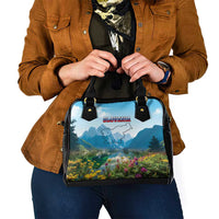 Slovenia Shoulder Handbag Mount Triglav With Map