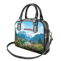 Slovenia Shoulder Handbag Mount Triglav With Map