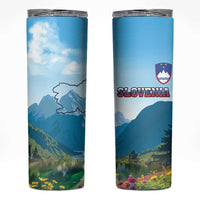 Slovenia Skinny Tumbler Mount Triglav With Map