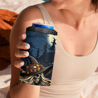 Happy Walpurgis Night 4 in 1 Can Cooler Tumbler Skull Witch Spooky Style