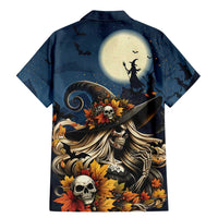 Happy Walpurgis Night Family Matching Mermaid Dress and Hawaiian Shirt Skull Witch Spooky Style
