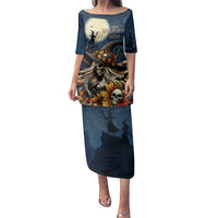 Happy Walpurgis Night Family Matching Puletasi and Hawaiian Shirt Skull Witch Spooky Style