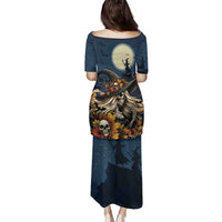 Happy Walpurgis Night Family Matching Puletasi and Hawaiian Shirt Skull Witch Spooky Style