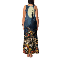 Happy Walpurgis Night Family Matching Tank Maxi Dress and Hawaiian Shirt Skull Witch Spooky Style