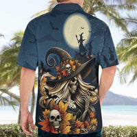 Happy Walpurgis Night Hawaiian Shirt Skull Witch Spooky Style