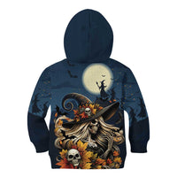 Happy Walpurgis Night Kid Hoodie Skull Witch Spooky Style
