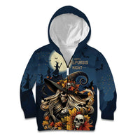 Happy Walpurgis Night Kid Hoodie Skull Witch Spooky Style