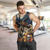 Happy Walpurgis Night Men Tank Top Skull Witch Spooky Style