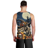 Happy Walpurgis Night Men Tank Top Skull Witch Spooky Style