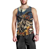 Happy Walpurgis Night Men Tank Top Skull Witch Spooky Style