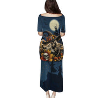 Happy Walpurgis Night Puletasi Skull Witch Spooky Style