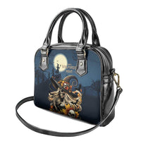 Happy Walpurgis Night Shoulder Handbag Skull Witch Spooky Style