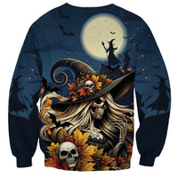 Happy Walpurgis Night Sweatshirt Skull Witch Spooky Style