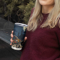 Happy Walpurgis Night Tumbler Cup Skull Witch Spooky Style