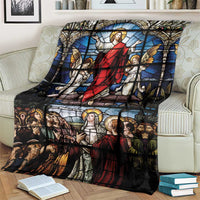 Happy Ascension Day Blanket Ascension Of Jesus Christ Stained Glass Windows
