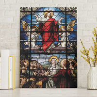Happy Ascension Day Canvas Wall Art Ascension Of Jesus Christ Stained Glass Windows