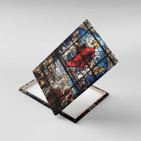 Happy Ascension Day Canvas Wall Art Ascension Of Jesus Christ Stained Glass Windows