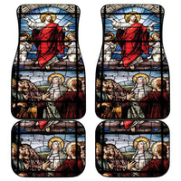 Happy Ascension Day Car Mats Ascension Of Jesus Christ Stained Glass Windows