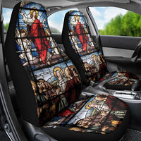Happy Ascension Day Car Seat Cover Ascension Of Jesus Christ Stained Glass Windows