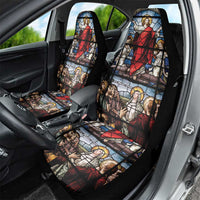 Happy Ascension Day Car Seat Cover Ascension Of Jesus Christ Stained Glass Windows