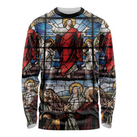 Happy Ascension Day Long Sleeve Shirt Ascension Of Jesus Christ Stained Glass Windows