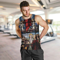 Happy Ascension Day Men Tank Top Ascension Of Jesus Christ Stained Glass Windows