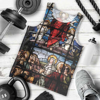 Happy Ascension Day Men Tank Top Ascension Of Jesus Christ Stained Glass Windows