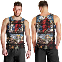 Happy Ascension Day Men Tank Top Ascension Of Jesus Christ Stained Glass Windows