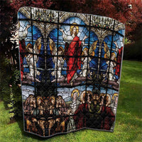 Happy Ascension Day Quilt Ascension Of Jesus Christ Stained Glass Windows