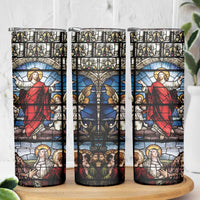 Happy Ascension Day Skinny Tumbler Ascension Of Jesus Christ Stained Glass Windows