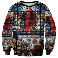 Happy Ascension Day Sweatshirt Ascension Of Jesus Christ Stained Glass Windows