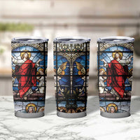 Happy Ascension Day Tumbler Cup Ascension Of Jesus Christ Stained Glass Windows