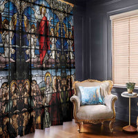 Happy Ascension Day Window Curtain Ascension Of Jesus Christ Stained Glass Windows