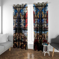 Happy Ascension Day Window Curtain Ascension Of Jesus Christ Stained Glass Windows
