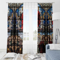 Happy Ascension Day Window Curtain Ascension Of Jesus Christ Stained Glass Windows