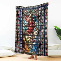Happy Ascension Day Blanket Faith and Religion Stained Glass Windows