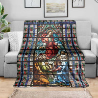 Happy Ascension Day Blanket Faith and Religion Stained Glass Windows
