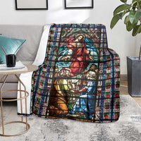 Happy Ascension Day Blanket Faith and Religion Stained Glass Windows