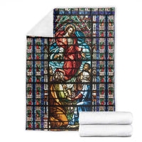 Happy Ascension Day Blanket Faith and Religion Stained Glass Windows