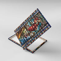 Happy Ascension Day Canvas Wall Art Faith and Religion Stained Glass Windows