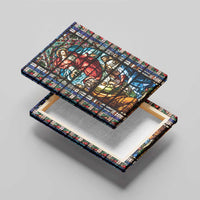 Happy Ascension Day Canvas Wall Art Faith and Religion Stained Glass Windows