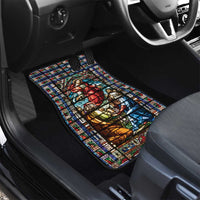 Happy Ascension Day Car Mats Faith and Religion Stained Glass Windows