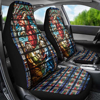 Happy Ascension Day Car Seat Cover Faith and Religion Stained Glass Windows