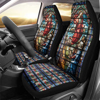 Happy Ascension Day Car Seat Cover Faith and Religion Stained Glass Windows