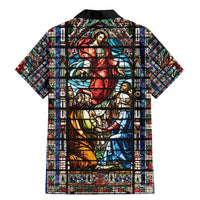 Happy Ascension Day Family Matching Mermaid Dress and Hawaiian Shirt Faith and Religion Stained Glass Windows