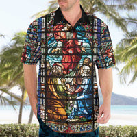 Happy Ascension Day Hawaiian Shirt Faith and Religion Stained Glass Windows