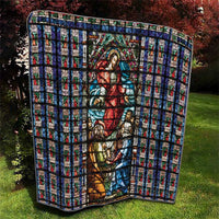 Happy Ascension Day Quilt Faith and Religion Stained Glass Windows