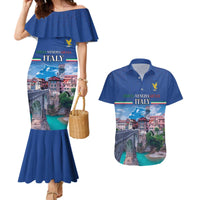 Friuli-Venezia Giulia Italy Couples Matching Mermaid Dress and Hawaiian Shirt Cividale del Friuli