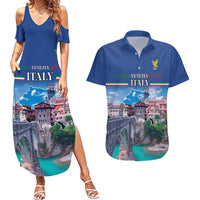 Friuli-Venezia Giulia Italy Couples Matching Summer Maxi Dress and Hawaiian Shirt Cividale del Friuli